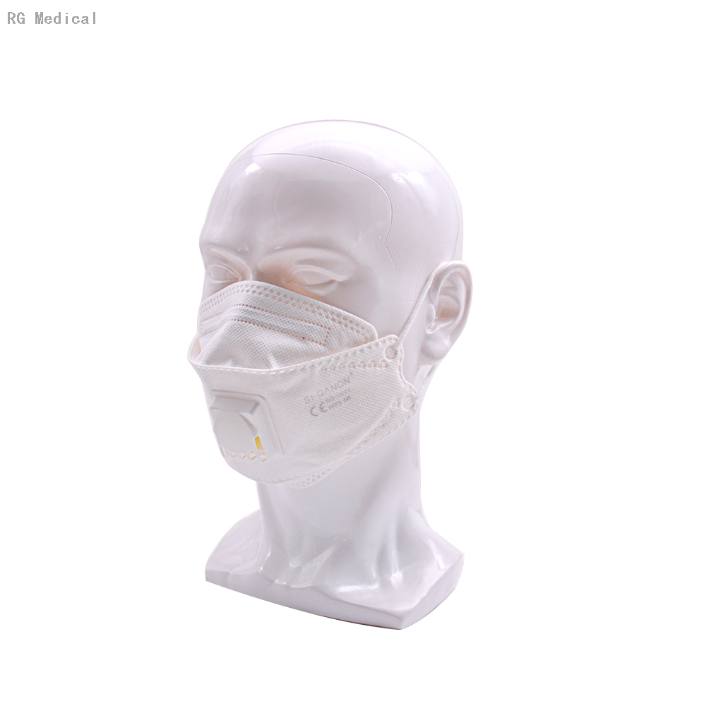 4-fache Schutzmaske mit Ventil-Gesichtsmaske FFP3